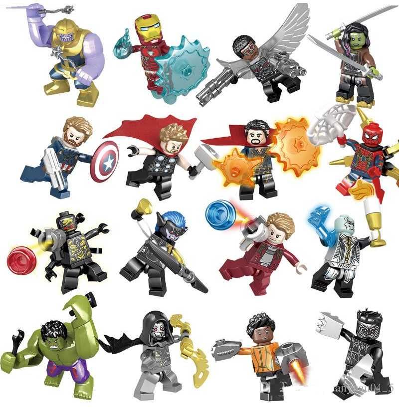Bonecos minifiguras Super Heróis nº119 (compatíveis com Lego)