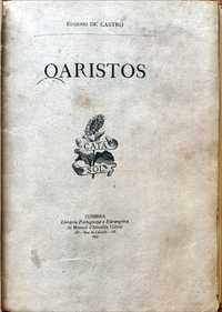 Oaristos - Eugenio de Castro - 1890 - 1.ª edicao - Dedicatoria