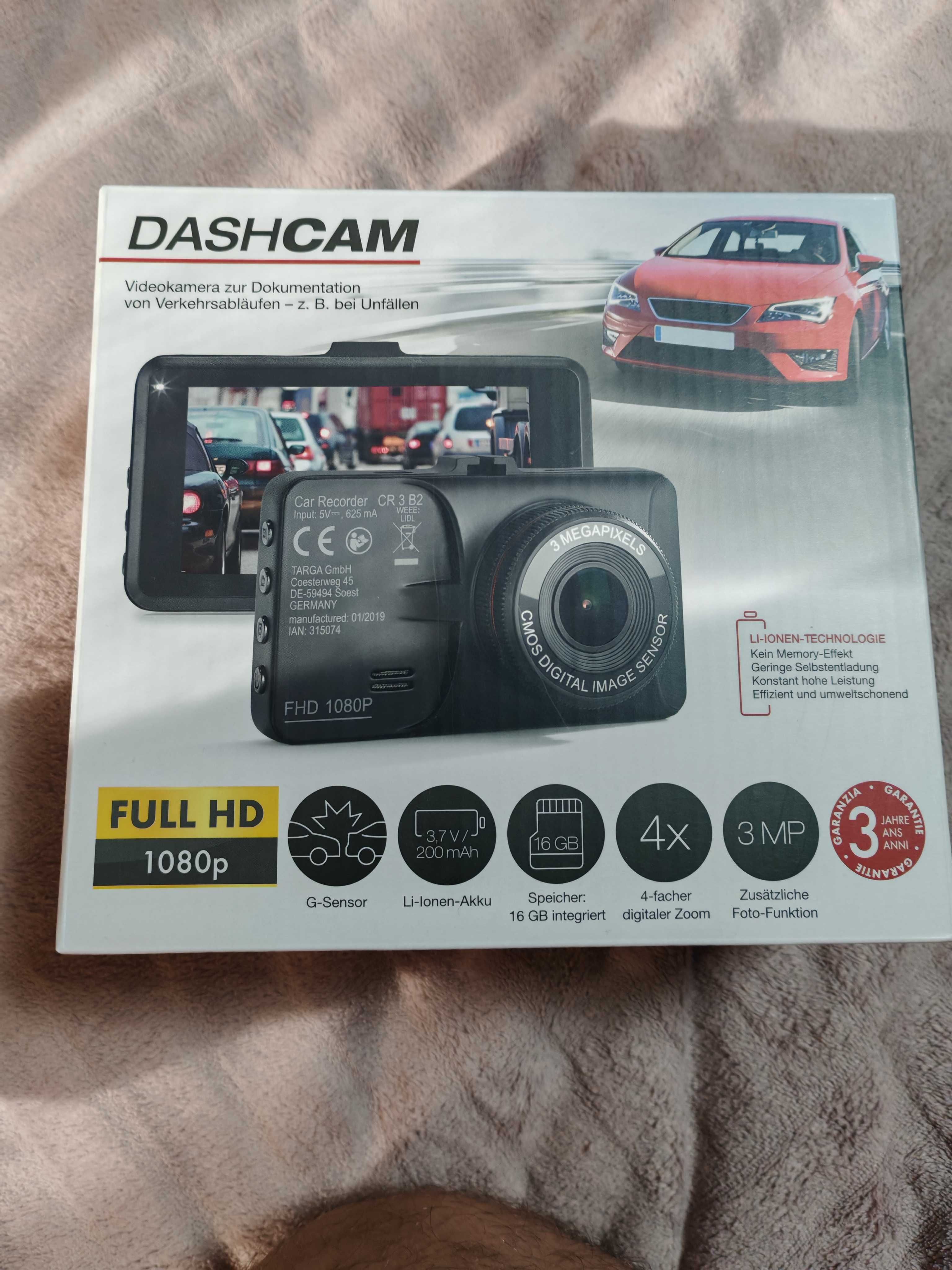 Автомобільний відеореєстратор Dashcam Targa CR 3 B2