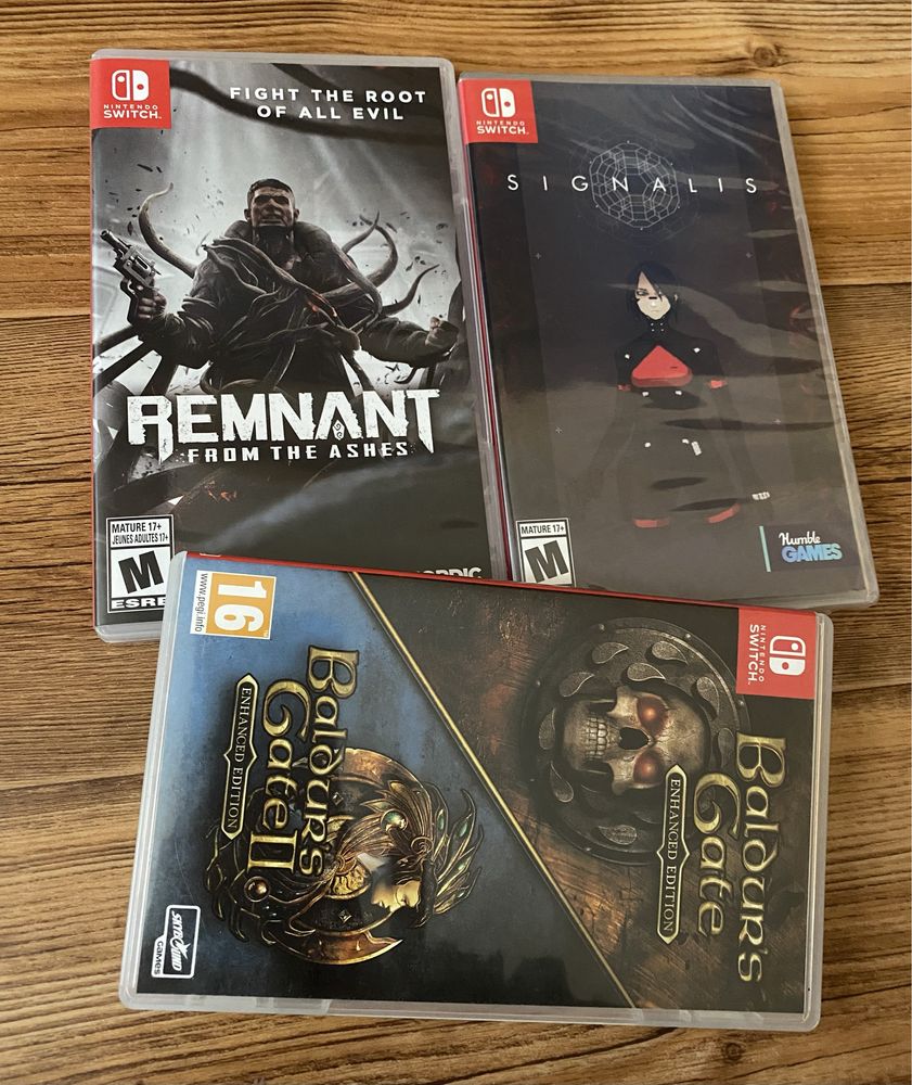 Nintendo Switch: Відьмак, Baldur’s Gste, Remnant, Dark Souls, Diablo