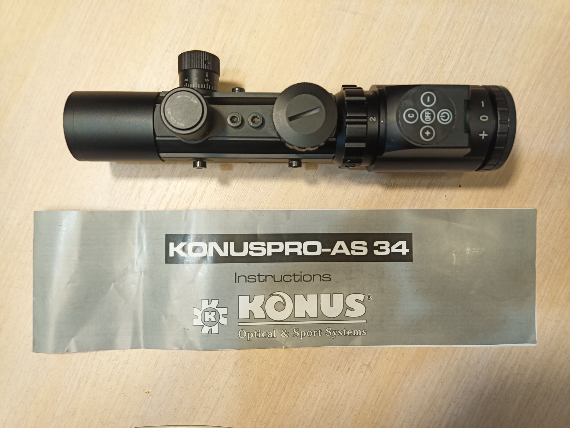 Оптичний приціл Konuspro as-34