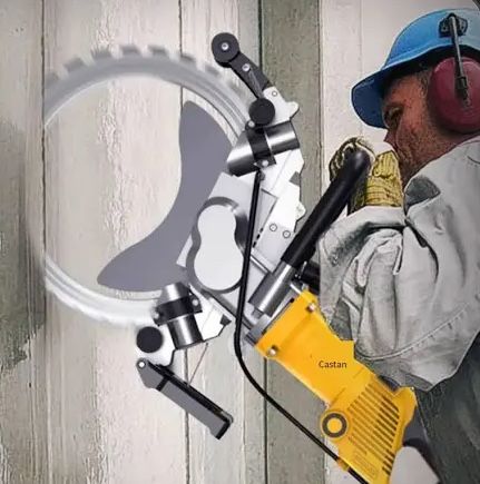 Maquina de corte de concreto