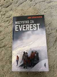 Ksiazka Wszystko za Everest Jon Krakauer