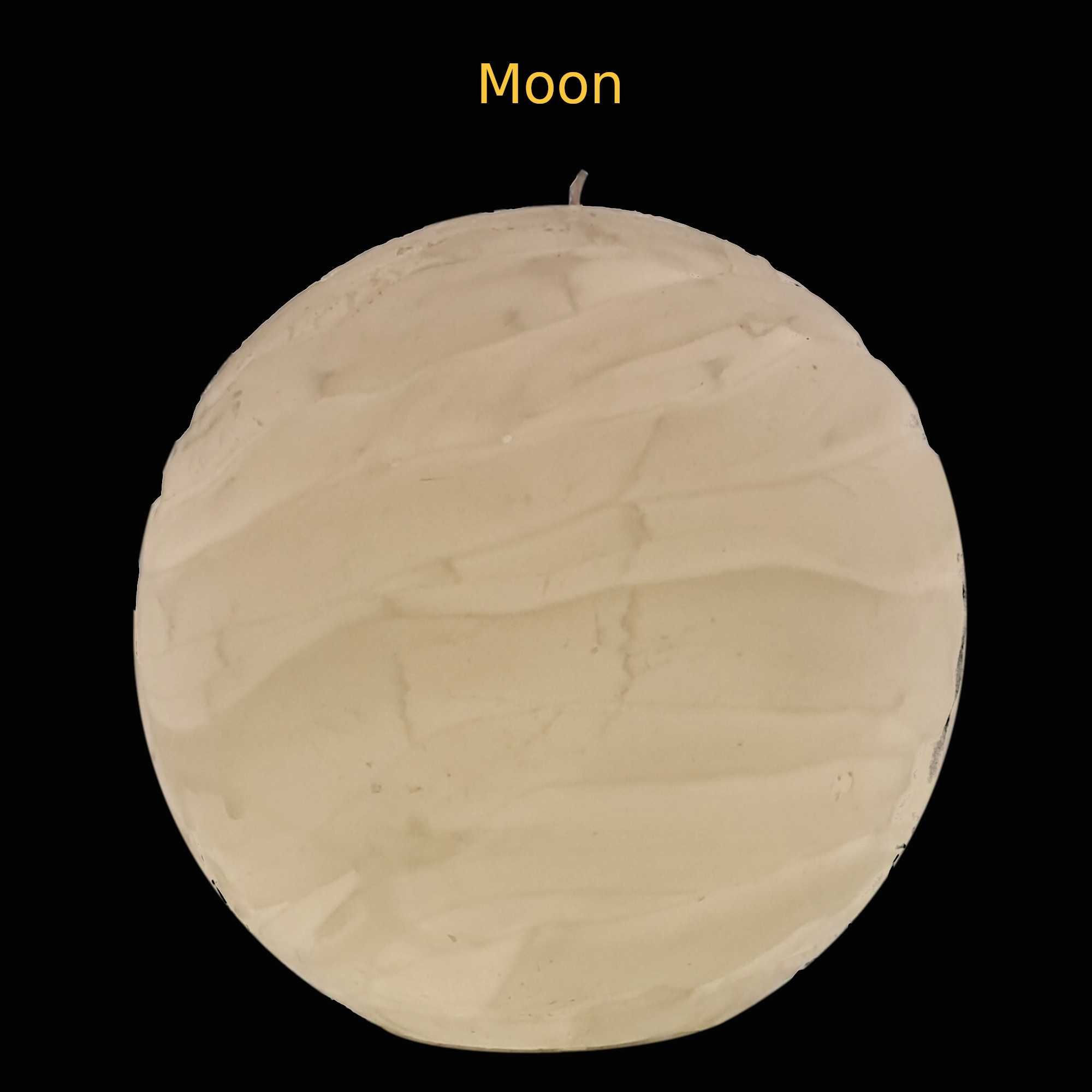 Vela esférica semi-translúcida tamanho A (Moon/Marble/Crystal)