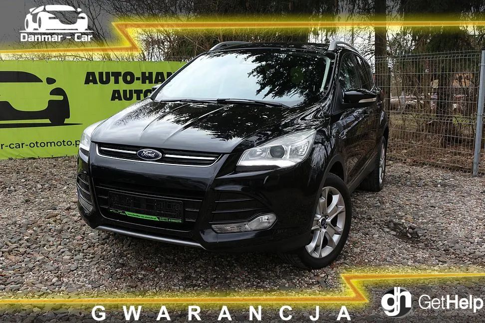 Ford Kuga Bi-xenon, pół skóry, benyzna • Gwarancja