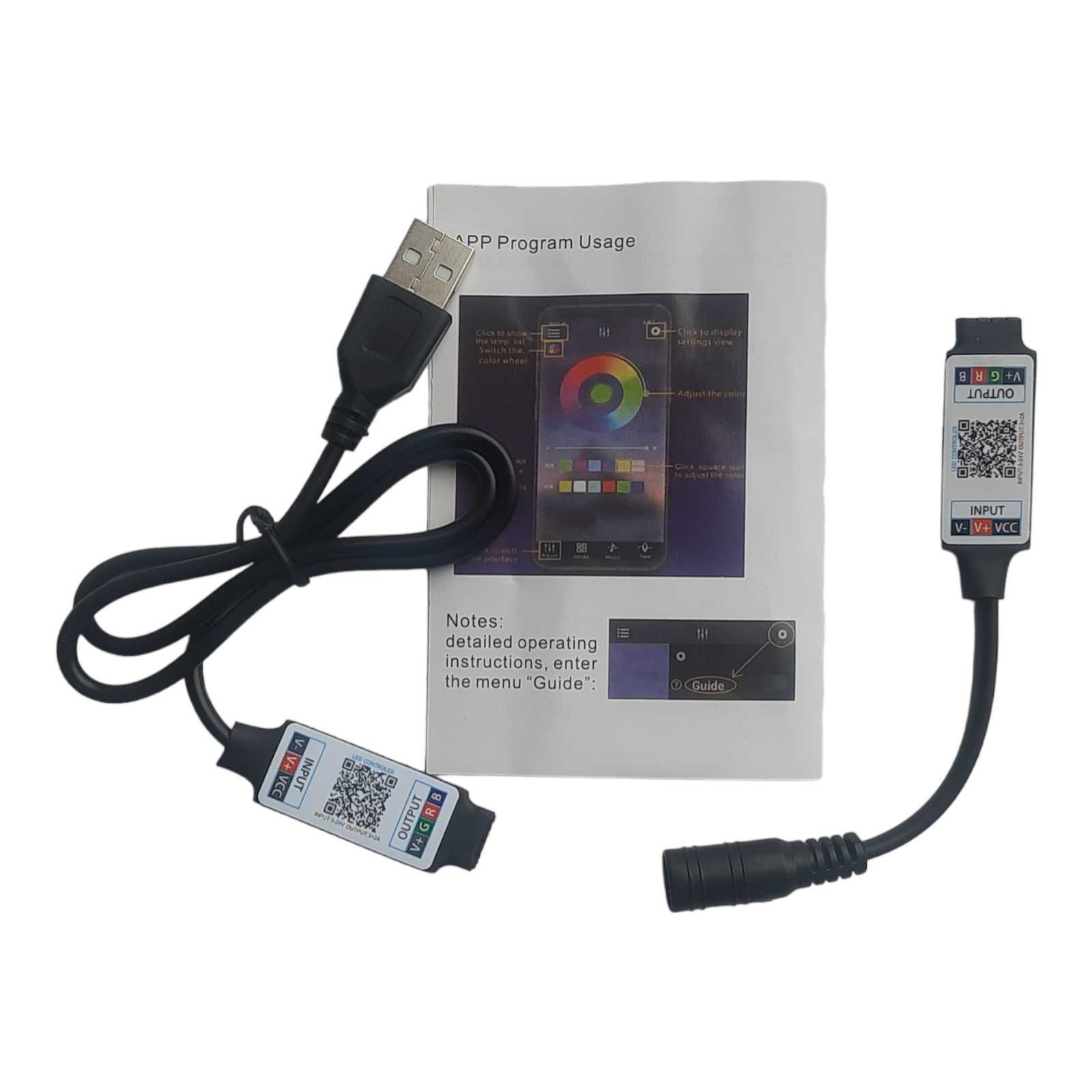 USB/DC Bluetooth RGB Контроллер Світлодіодних Led Лент Диммер 5050
