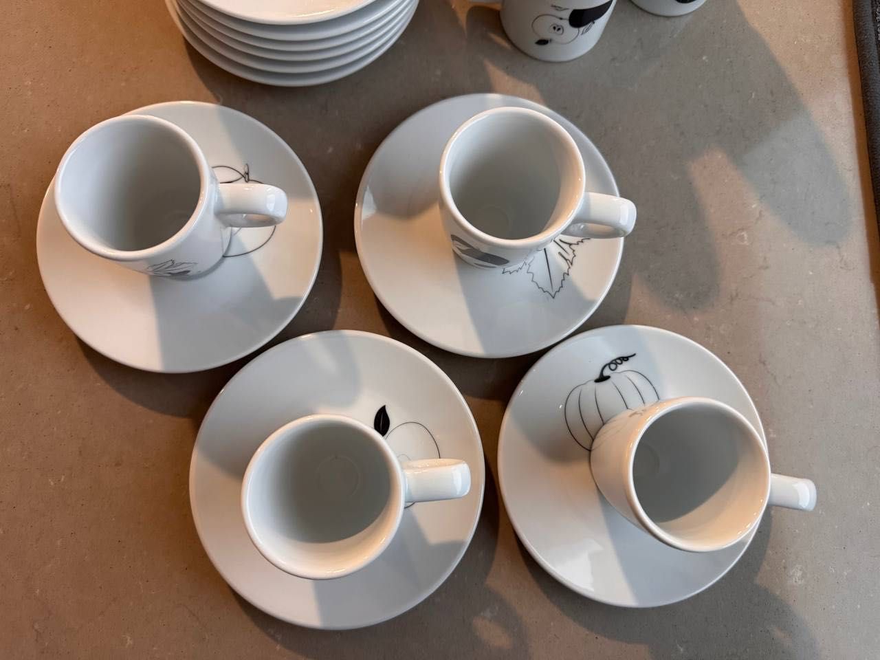 Chávenas de café
