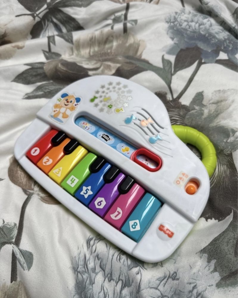 Pianino fisher price pianino dla dziecka jezyk hiszpanski  keyboard