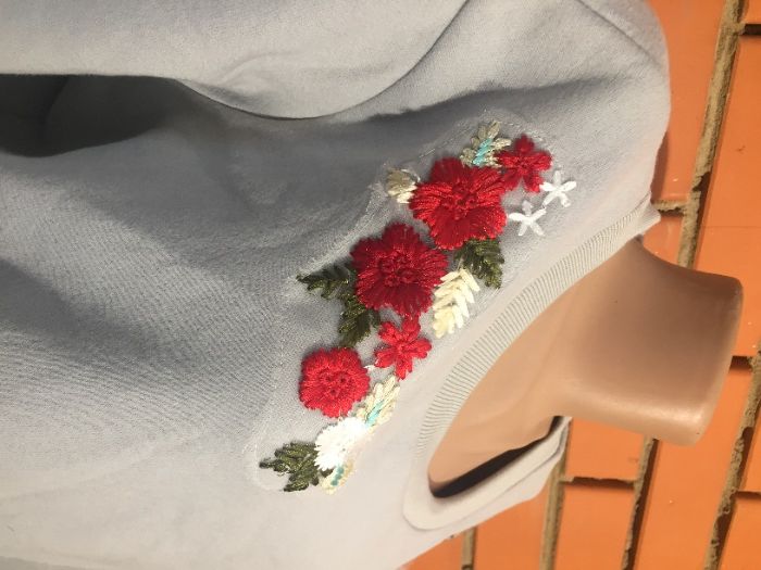 Туника, оверсайз, платье- толстовка з вишивкою  lbc 50 р.