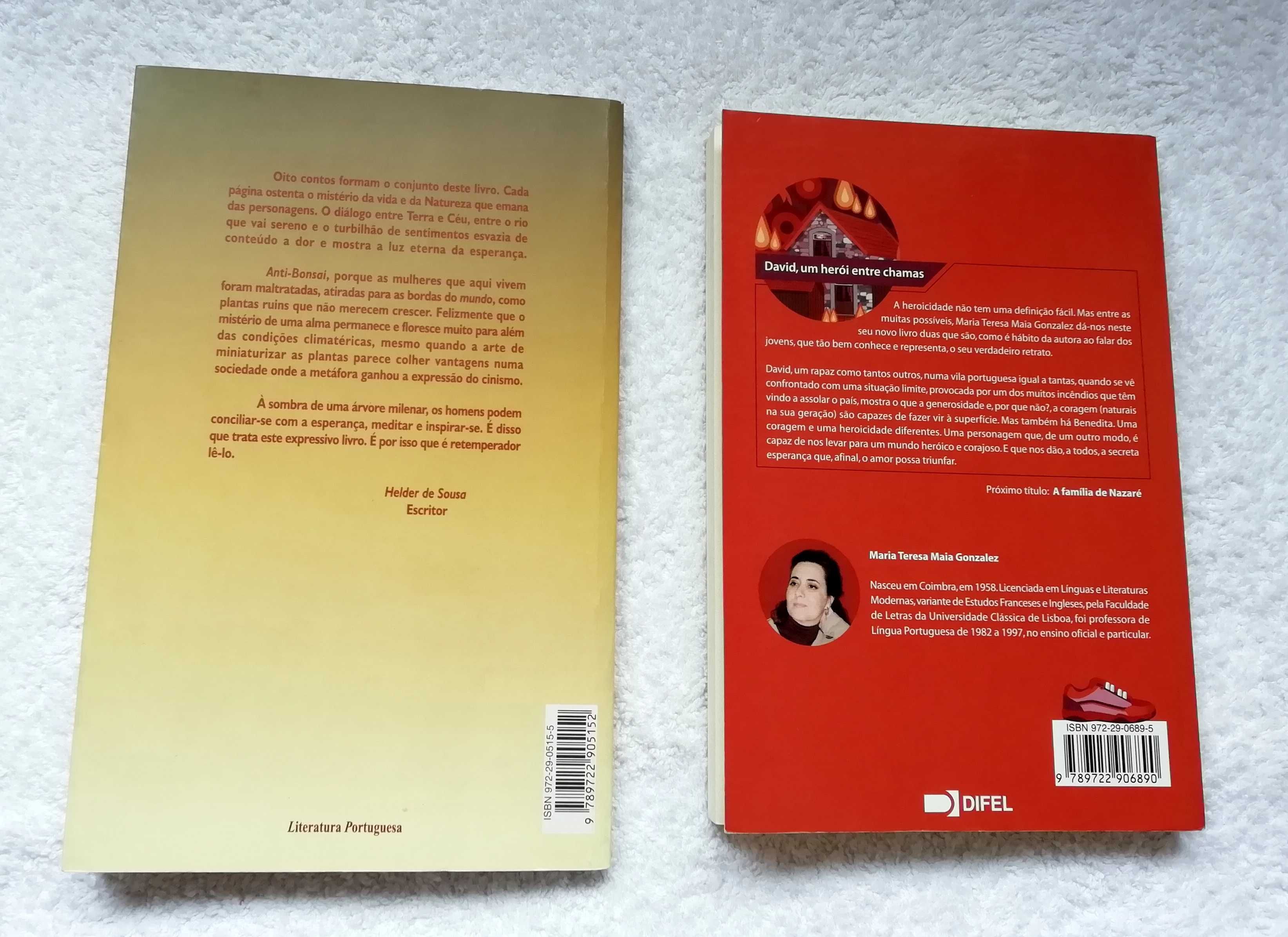 Livros de Maria Teresa Maia Gonzalez - Difel (anti Bonsai e herói ...