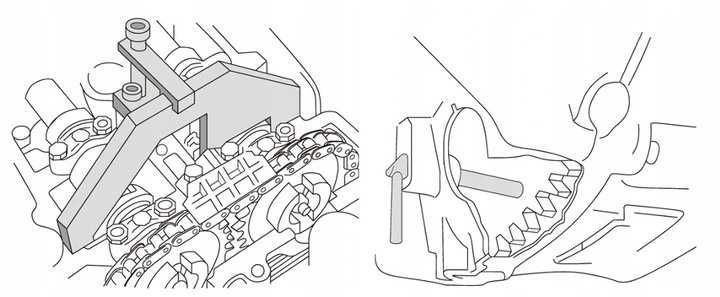 Blokada rozrządu BMW DIESEL E38-E61 M47 M57 5el. 1734