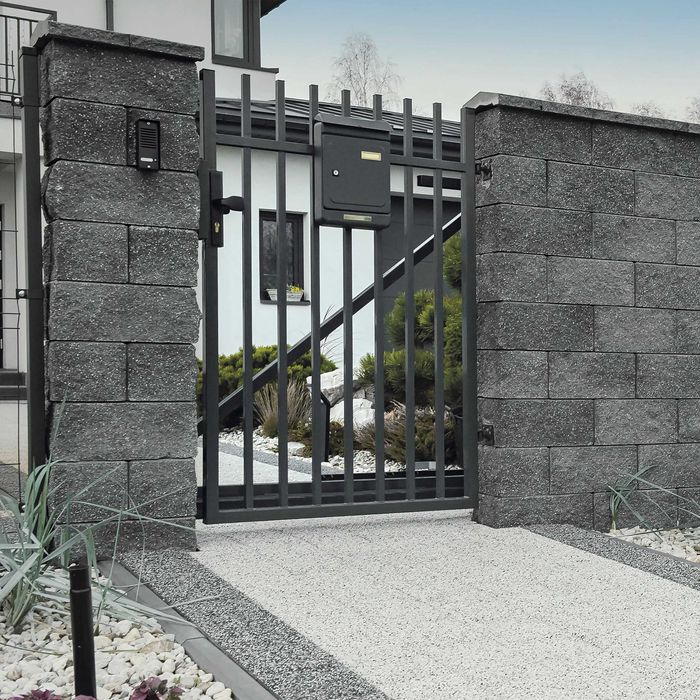 Bloczek Sonnblick ogrodzenie pustak 40/20/18 Grafit WYPRZEDAŻ !!! !!!