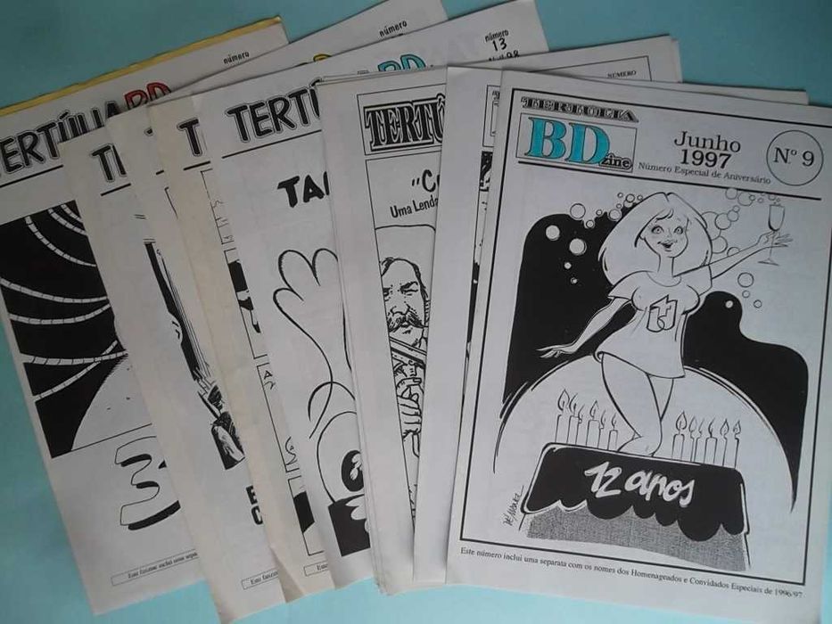 Tertúlia BD 'zine - Grande lote de revistas. Ver fotos.