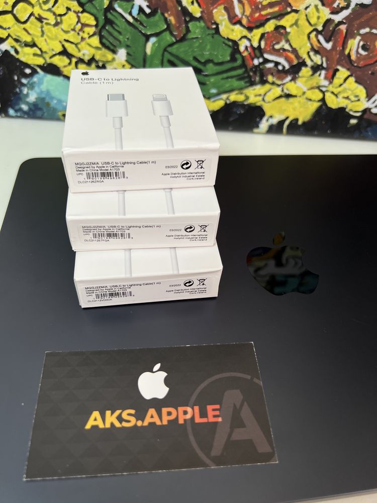 100% Оригінальний адаптер USB-C 20w Apple швидка зарядка