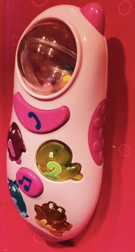 Telefon muzyczny dla malucha różowy