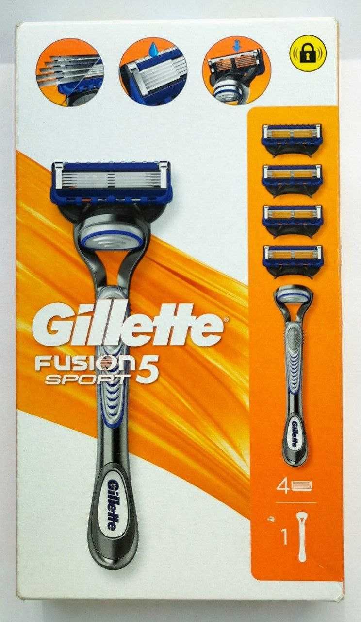 Станки для гоління Gillette Fusion5 та Mach3 100%, різні, оригінал ЄС