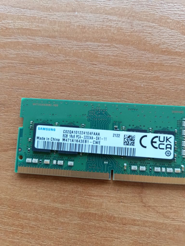 Pamięć sodimm Samsung ddr4 8 GB 3200 MHz