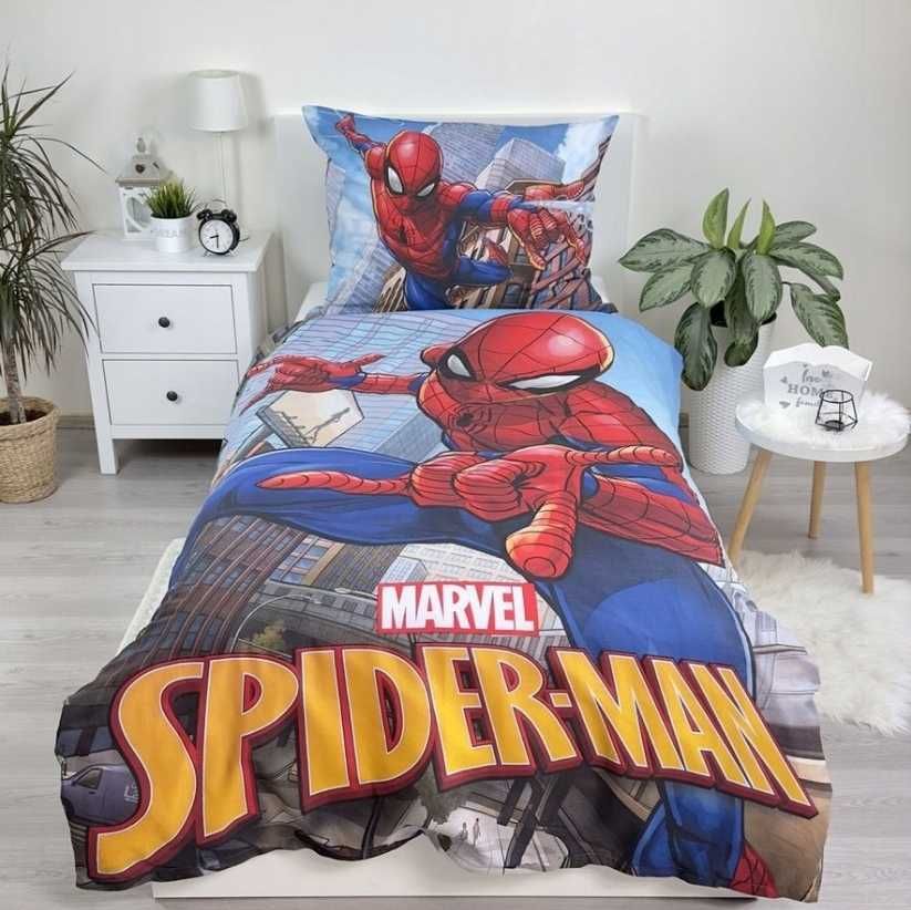 Spiderman Spajderman pościel bawełniana 140x200 dziecięca młodzieżowa