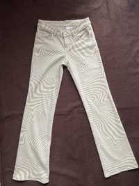Spodnie dzwony H&M rozmiar XS/34/6 modne cętki