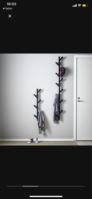 Suporte cabides ikea tjusig