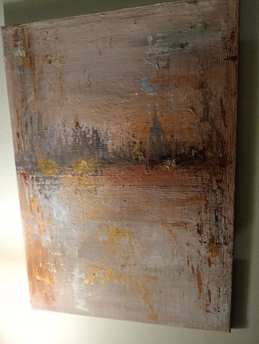 Obraz abstrakcyjny na płótnie