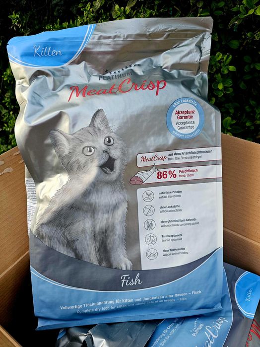 4х Сухий корм для котів Platinum 86% м'яса краще за Royal Canin котов