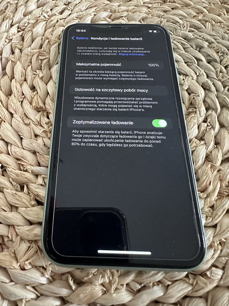 iPhone 11 128gb Green Jak Nowy Bateria 100%