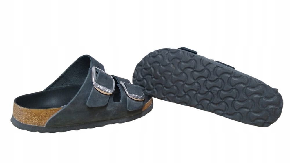 Birkenstock 37 Buty Damskie Arizona Big Buckle  Klapki Skórzane T714