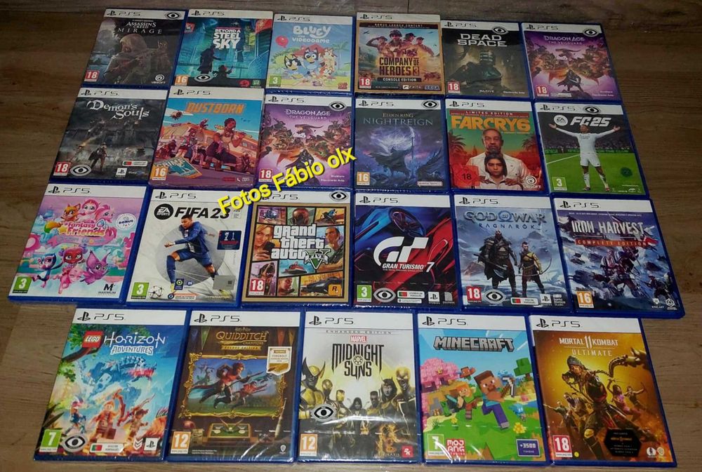 Jogos Ps5 Originais Novos & Usados ( Ver descrição) desde 5€