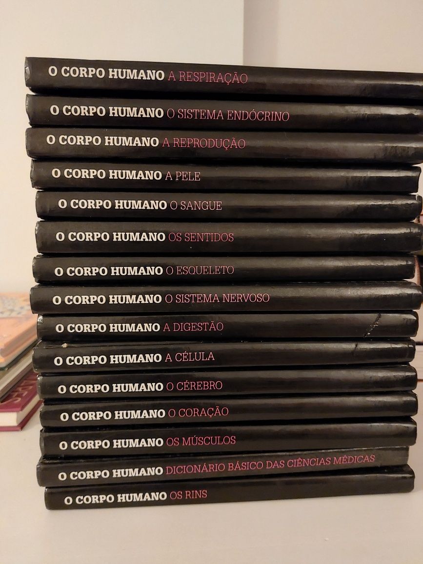 Colecção livros 15 volumes " O  corpo humano " Edição Ediclube