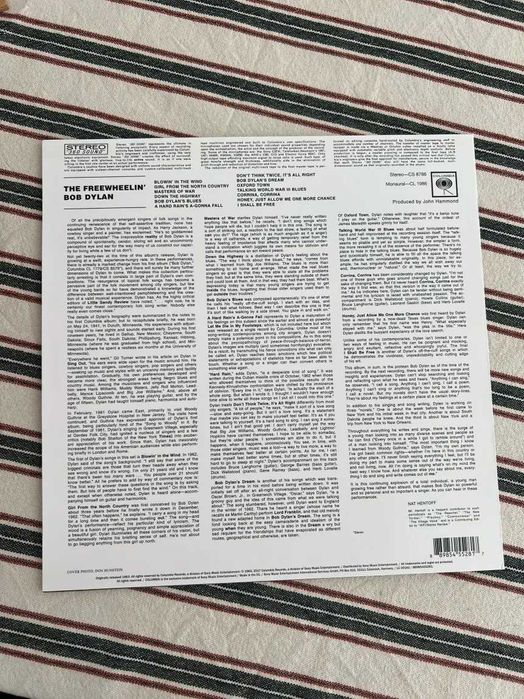 LP The Freewheelin' Bob Dylan