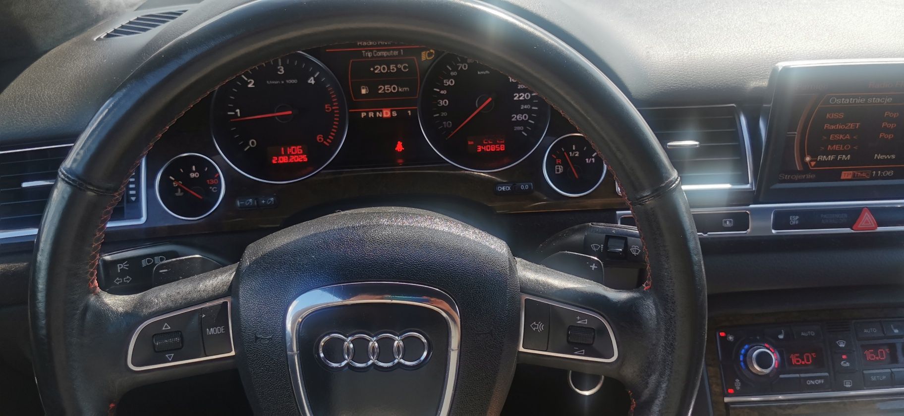 Audi A8 3.0 TDI Quattro. Nagłośnienie Bose