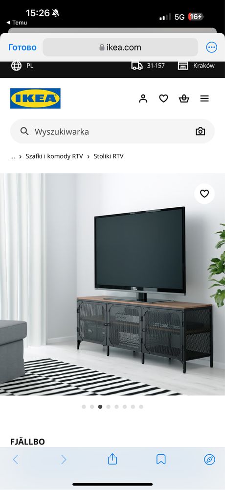 Szafka pod TV z ikea stan igla