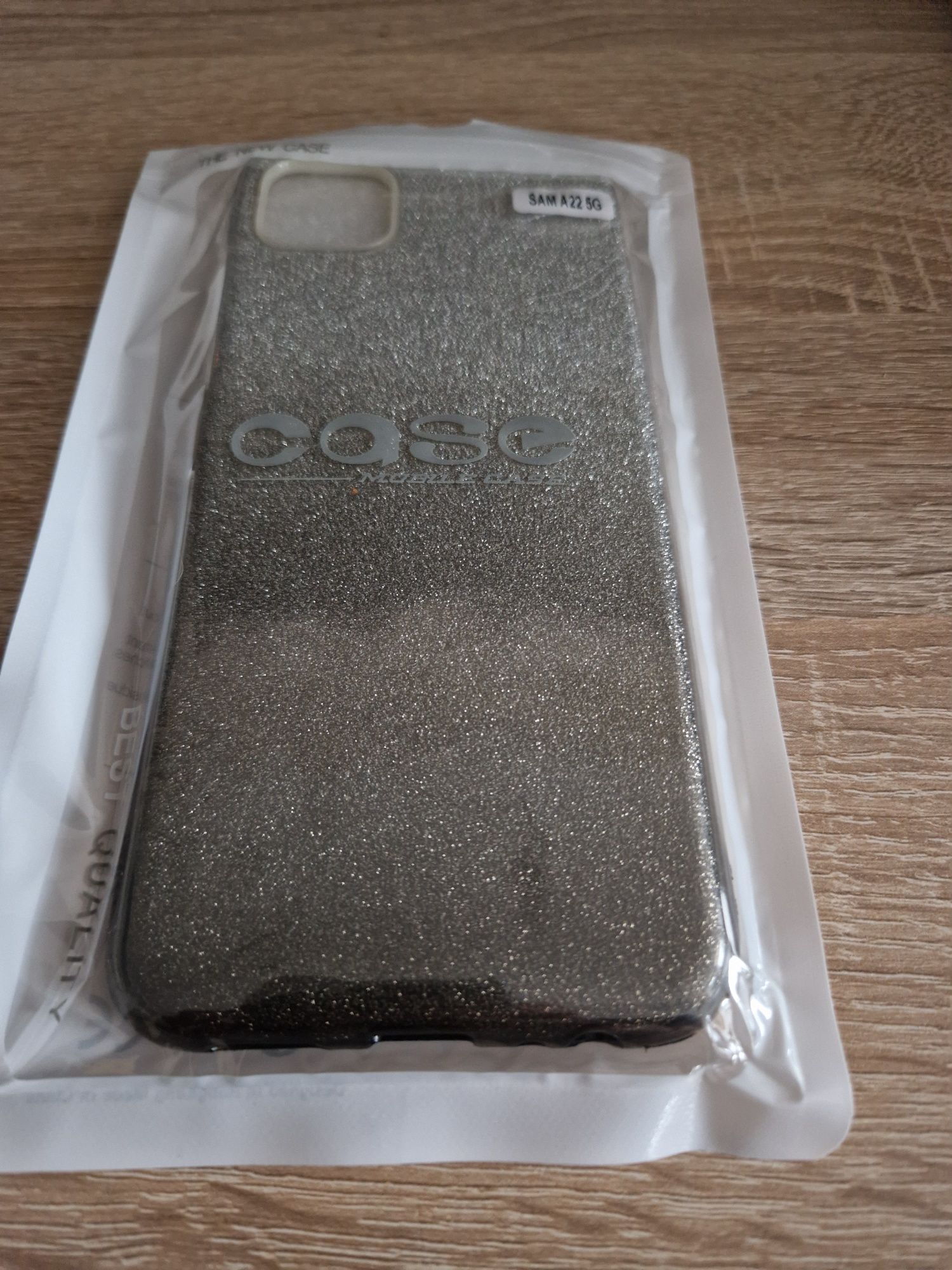 Etui Back Case BLING do SAMSUNG GALAXY A22 5G Czarny