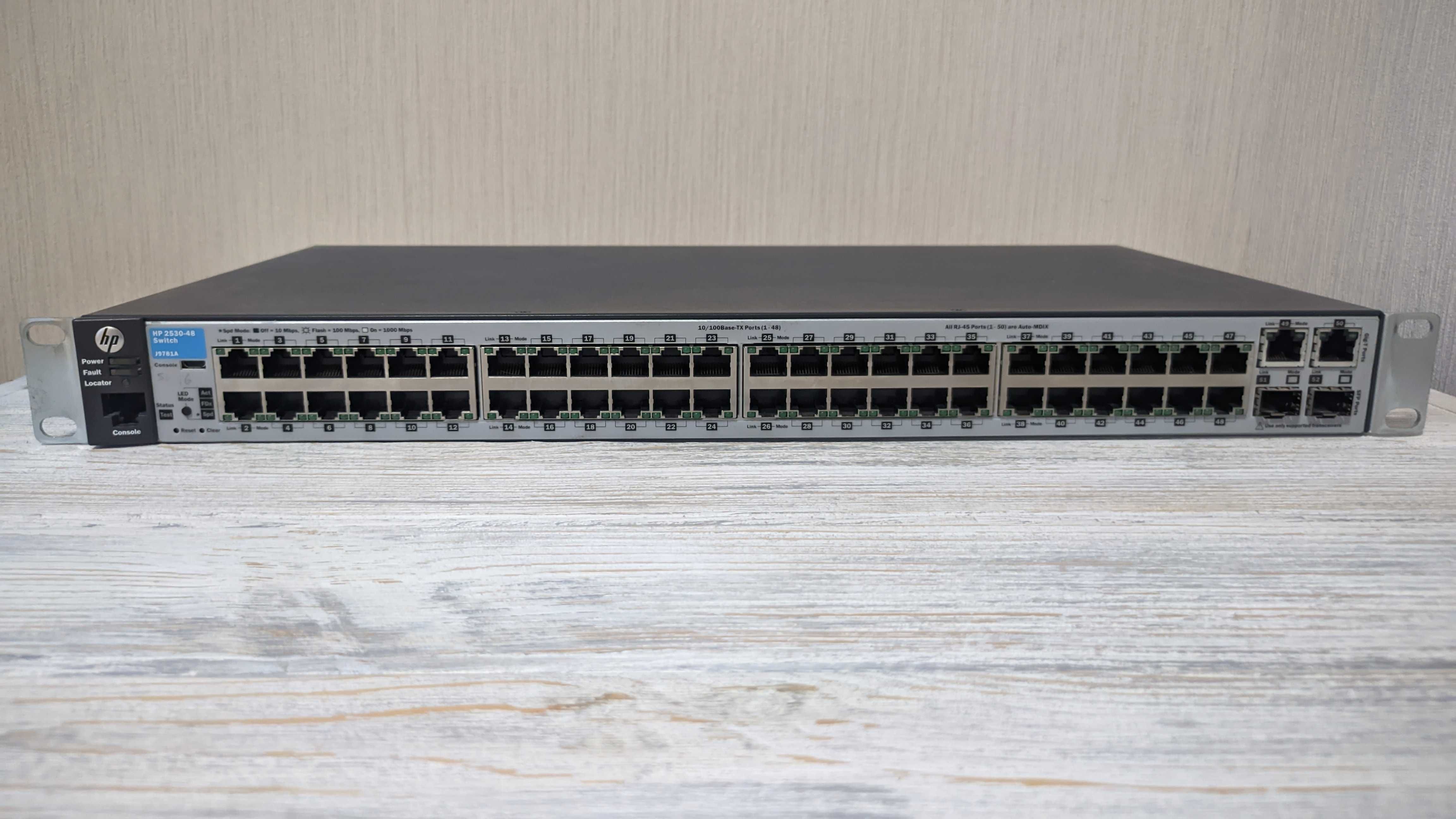 HP Aruba 2530-48 (J9781A) Ethernet Switch