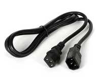 2szt Przedłużacz do kabla zasilającego ATX + kabel ósemka prosta 1-2m