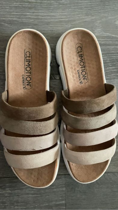 Продам Пантолети беживые натуральная кожа