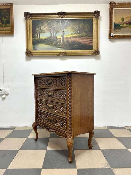 Різьблена тумба комод дерево 3242