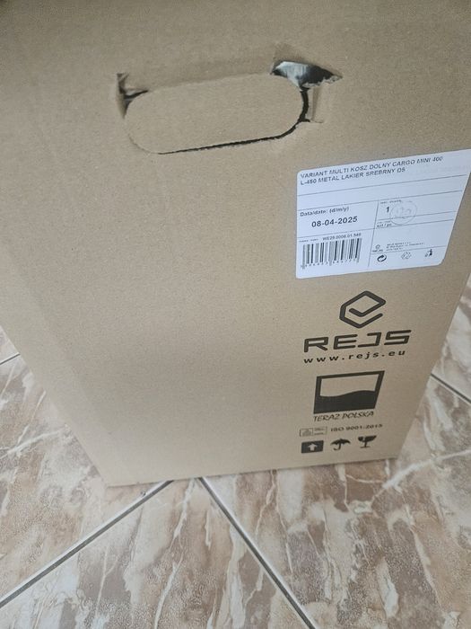 Cargo kargo kosz 40cm.  + prowadnice klik 2 sztuki