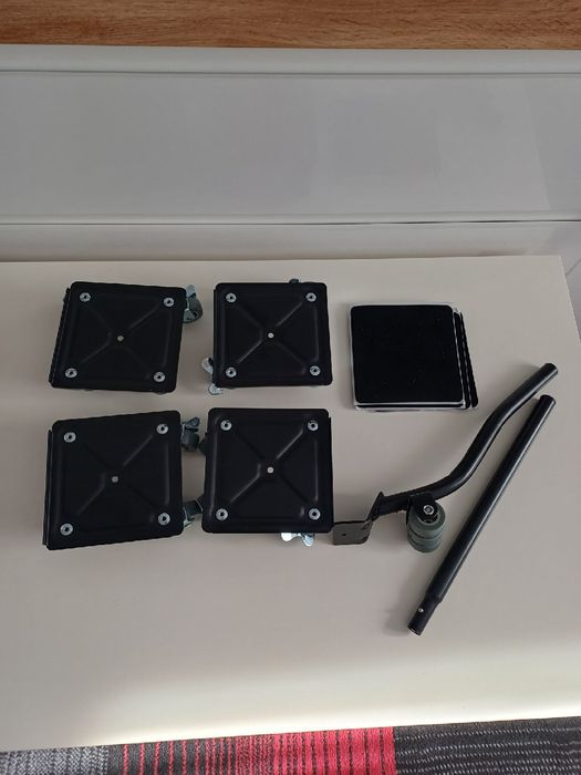 Zestaw do transportu mebli 1300kg, 4 rolki z podnośnikiem HOTOOLME