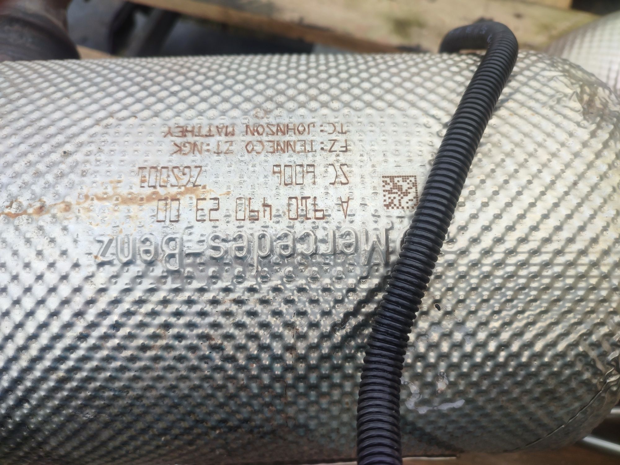 Komplet dpf katalizator Mercedes sprinter a907 kt6071 czujniki