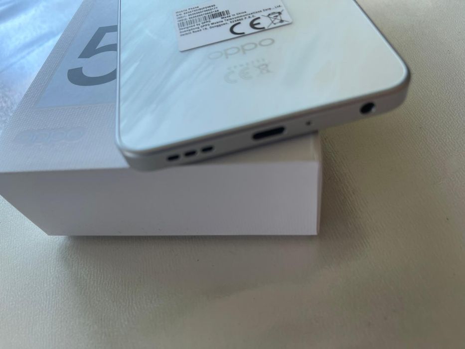OPPO A5 5G nowy |, 6,67 ekran| 6000 mAh | 128GB pamięci WHITE MIST
