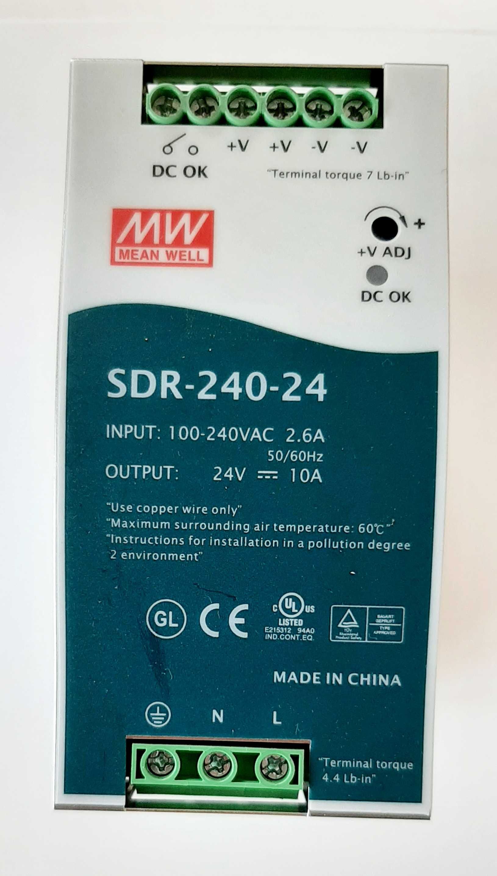 SDR-240-24 Zasilacz Mean Well