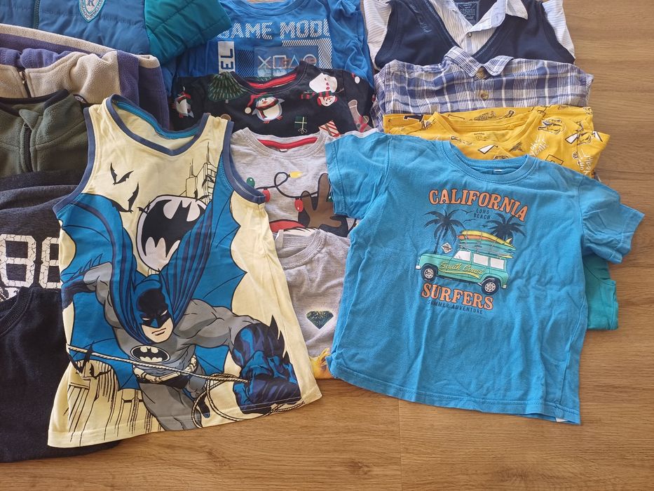 Paka ubrań dla chłopca rozm. 128