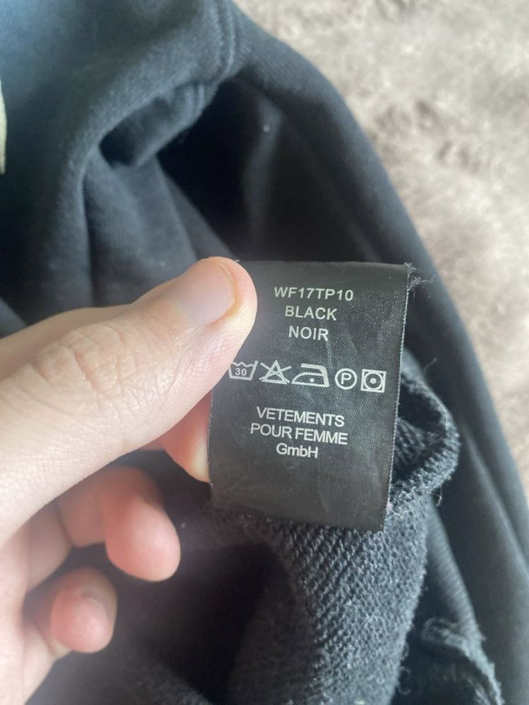 Vetements TFD худи