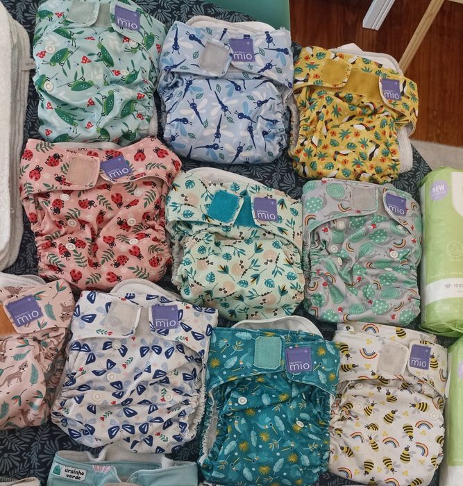 Fraldas Reutilizáveis conjunto completo