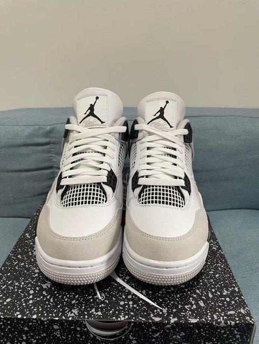 Buty Trampk Jordan 4 Retro military black R.41