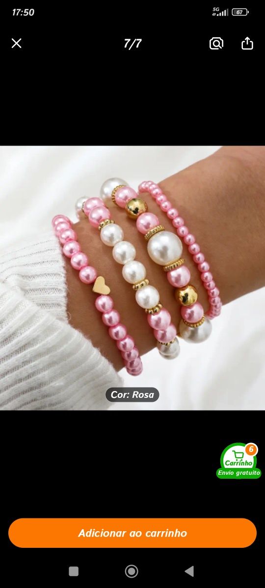 Conjunto pulseiras