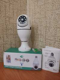 Камера видеонаблюдения відеоспостереження IP WiFi лампочка