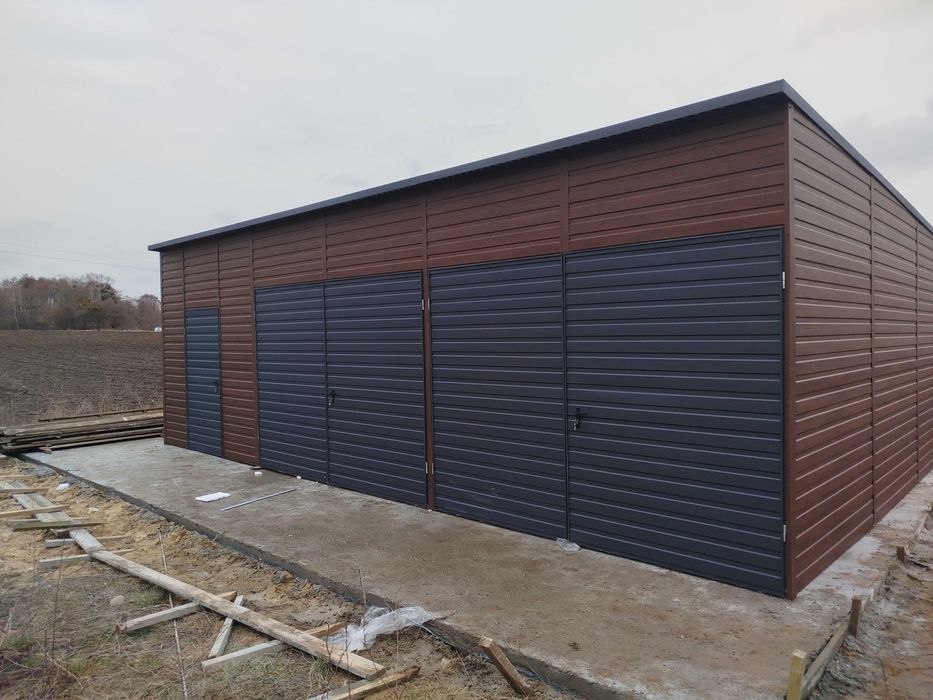 Garaż Blaszany, Blaszak, 9 x 6 Orzech!